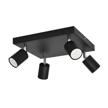 LED Точковий LED світильник TUNE 4xGU10/4,8W/230V чорний