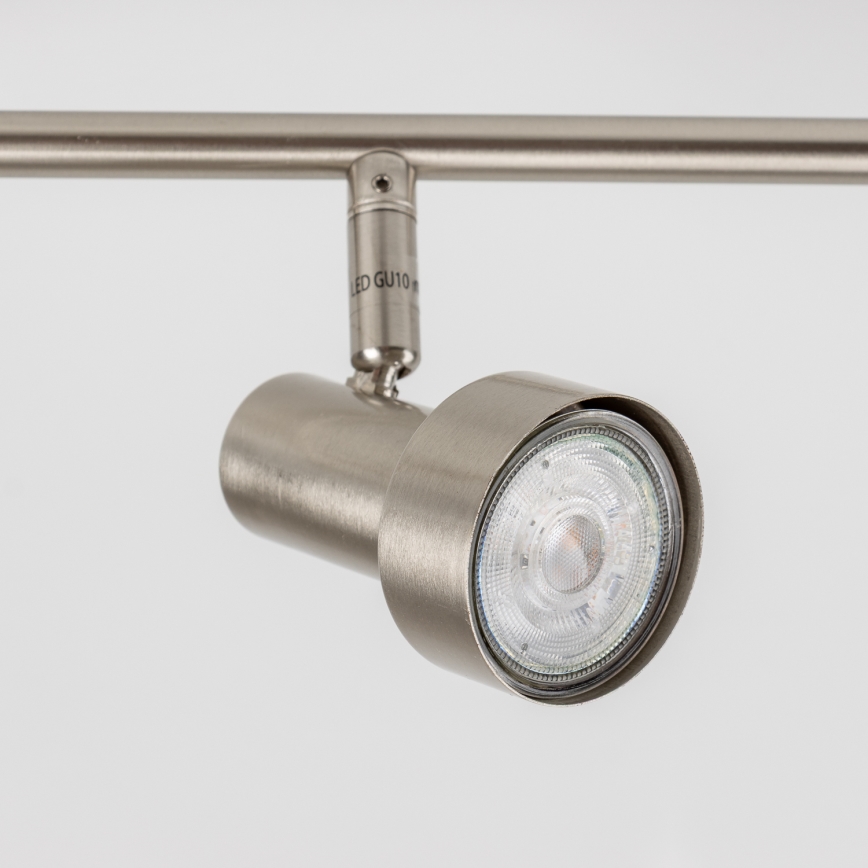 LED точковий світильник 6xGU10/4,7W/230V матовий хром