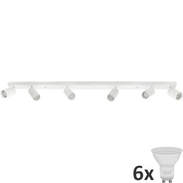 LED точковий світильник ANGIE 6xGU10/6W/230V білий