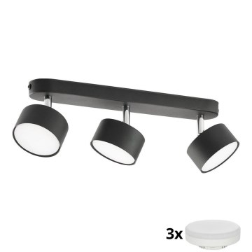 LED точковий світильник CLARK 3xGX53/10W/230V чорний