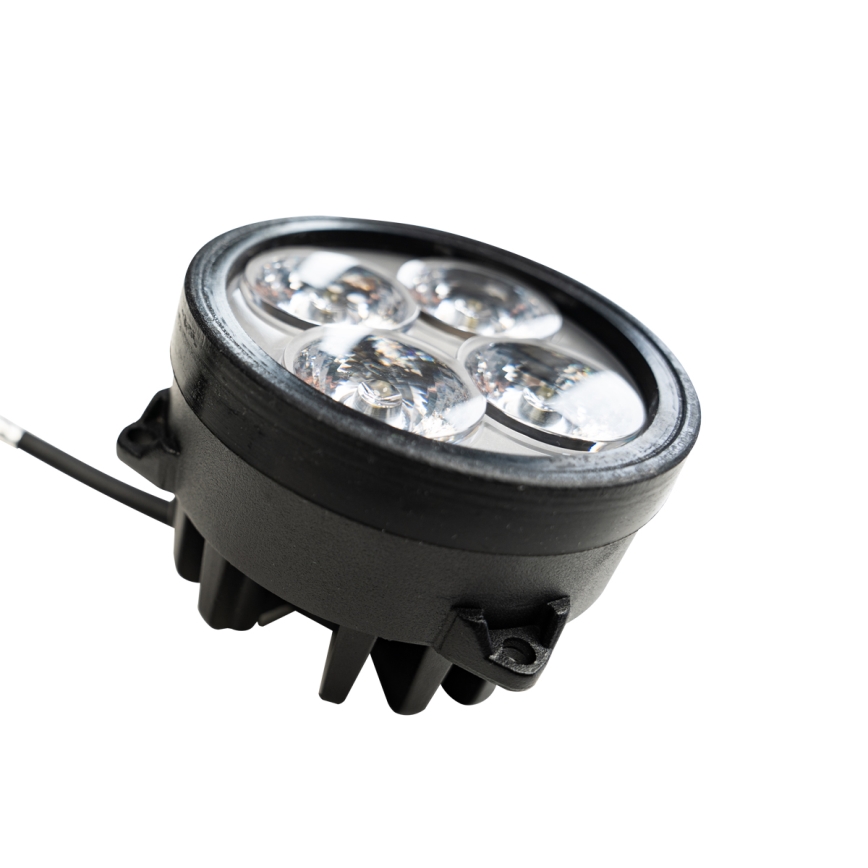 LED Точковий світильник для трактора BLACK LED/20W/10-30V IP69 5700K круглий