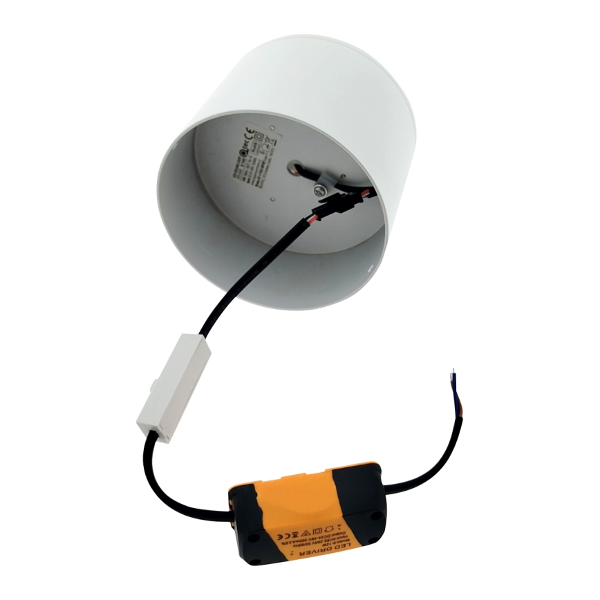 LED точковий світильник LED/10 Вт/230 В 3000/4000/6400 К Ø 12 см білий