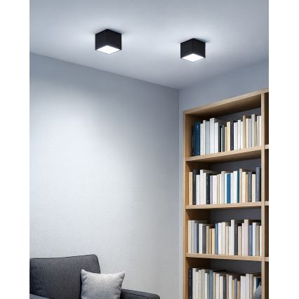 LED точковий світильник LED/5W/230V 3000/4000/6400K 7,5x7,5 cm чорний