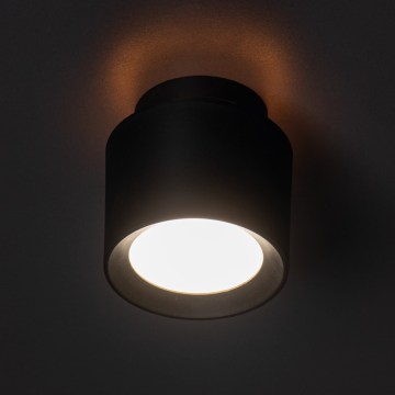 LED точковий світильник SONOR LED/6W/230V 3000/4000/5700K + LED/1,5W 2200K діаметр 9 см чорний