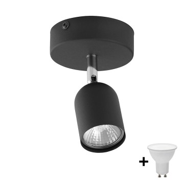 LED точковий світильник TOP 1xGU10/10W/230V чорний