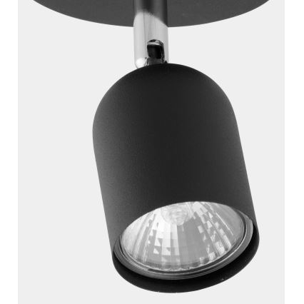 LED точковий світильник TOP 1xGU10/10W/230V чорний