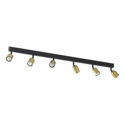 LED точковий світильник TOP 6xGU10/10W/230V золотий/чорний