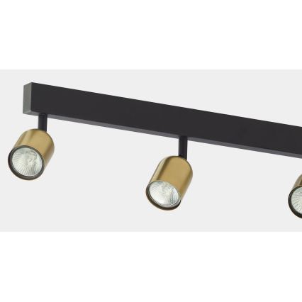 LED точковий світильник TOP 6xGU10/10W/230V золотий/чорний