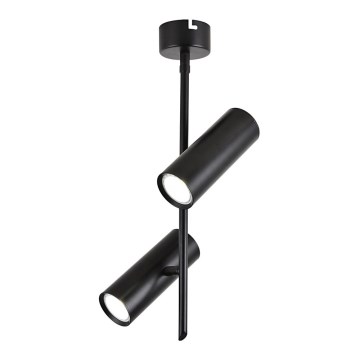 LED Точковий світильник TUBA 2xLED/10W/230V чорний