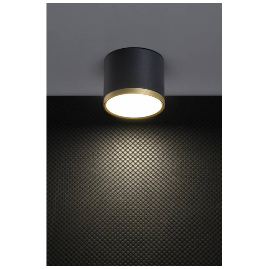 LED точковий світильник TUBA LED/9W/230V чорний/золотистий