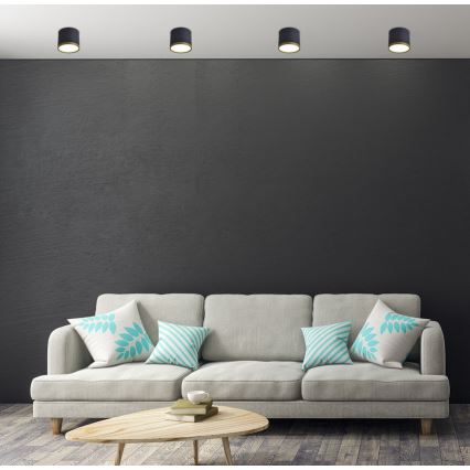 LED точковий світильник TUBA LED/9W/230V чорний/золотистий