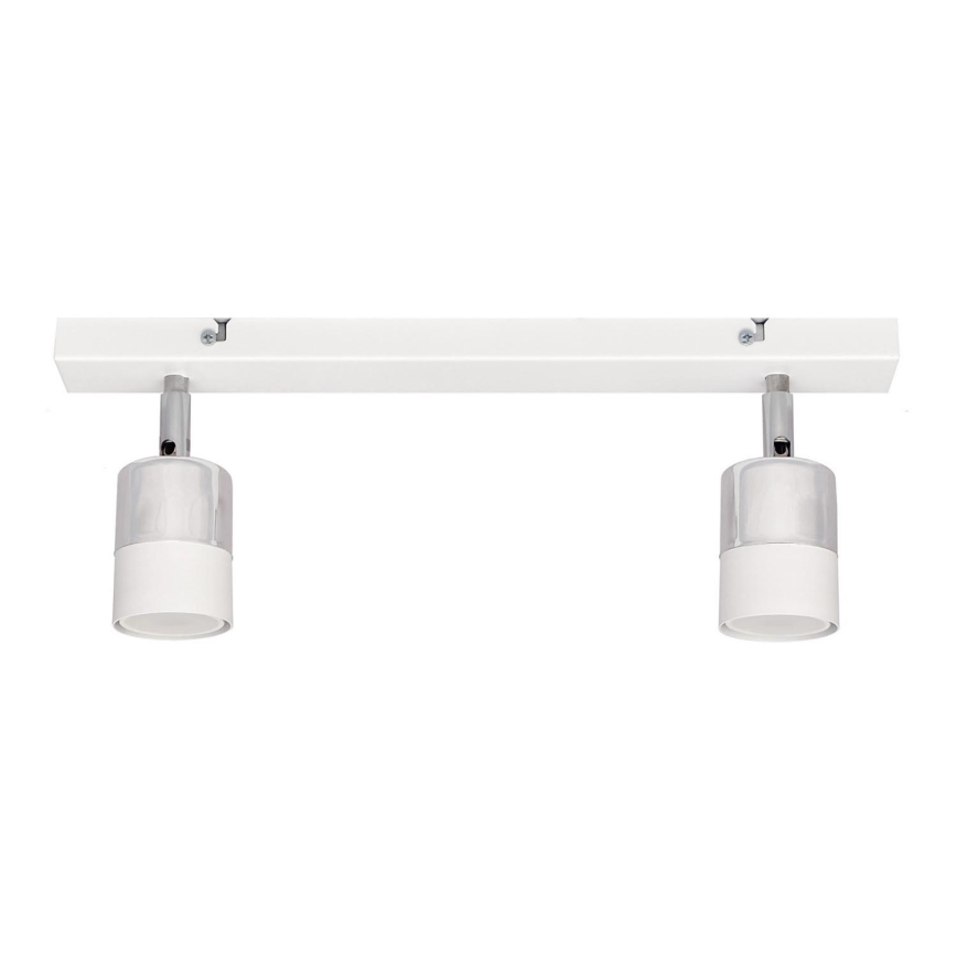 LED Точковий LED світильник TUBSSON 2xGU10/4,8W/230V білий/глянцевий хром
