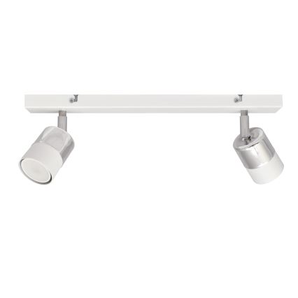LED Точковий LED світильник TUBSSON 2xGU10/4,8W/230V білий/глянцевий хром