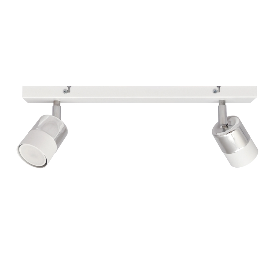 LED Точковий LED світильник TUBSSON 2xGU10/4,8W/230V білий/глянцевий хром