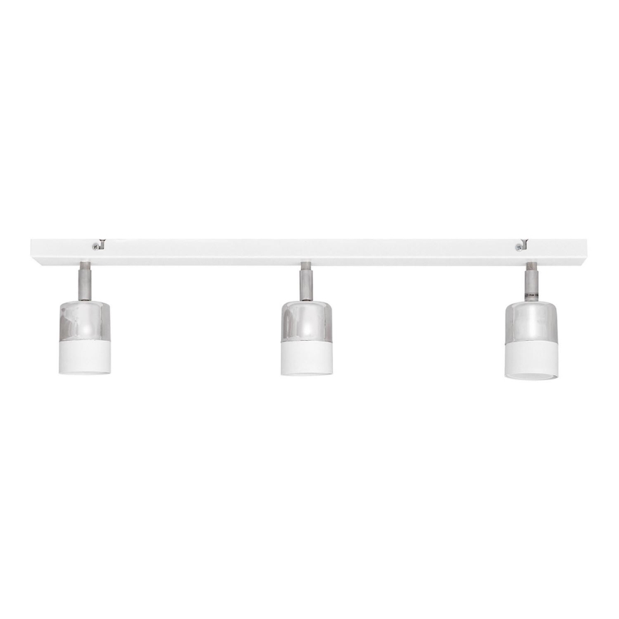 LED Точковий LED світильник TUBSSON 3xGU10/4,8W/230V білий/глянцевий хром