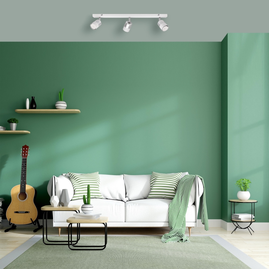 LED Точковий LED світильник TUBSSON 3xGU10/4,8W/230V білий/глянцевий хром