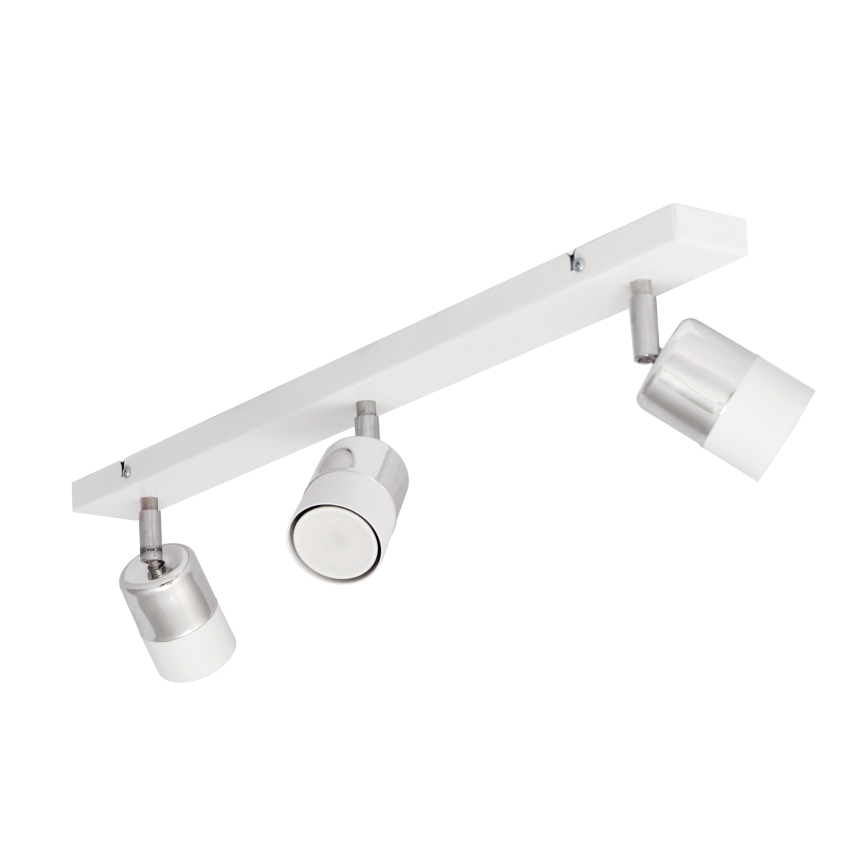 LED Точковий LED світильник TUBSSON 3xGU10/4,8W/230V білий/глянцевий хром