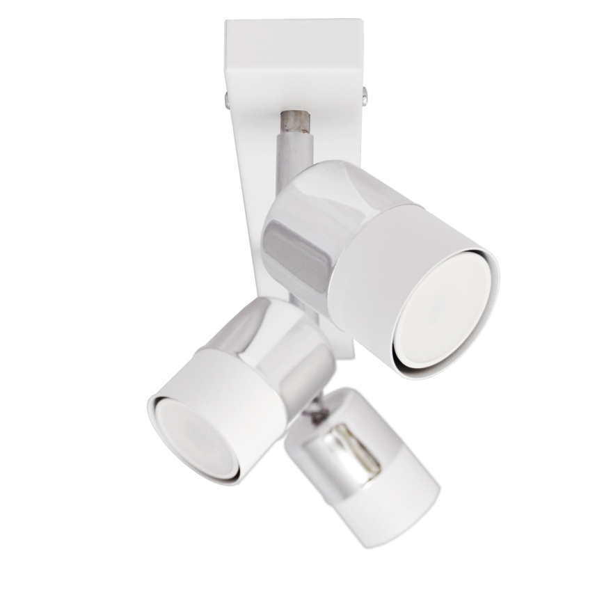 LED Точковий LED світильник TUBSSON 3xGU10/4,8W/230V білий/глянцевий хром