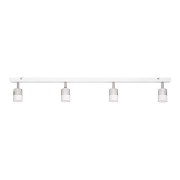 LED Точковий LED світильник TUBSSON 4xGU10/4,8W/230V білий/глянцевий хром