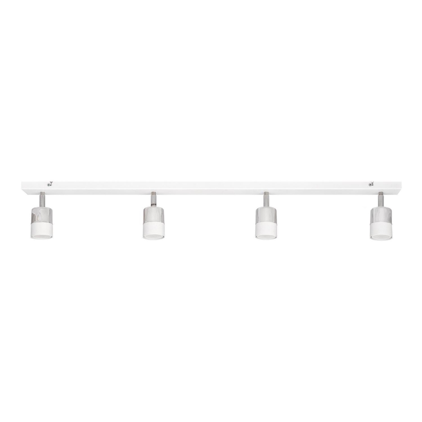 LED Точковий LED світильник TUBSSON 4xGU10/4,8W/230V білий/глянцевий хром