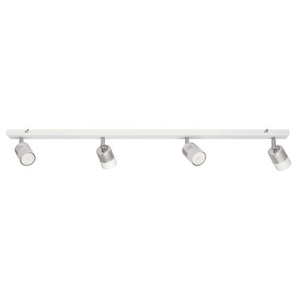 LED Точковий LED світильник TUBSSON 4xGU10/4,8W/230V білий/глянцевий хром