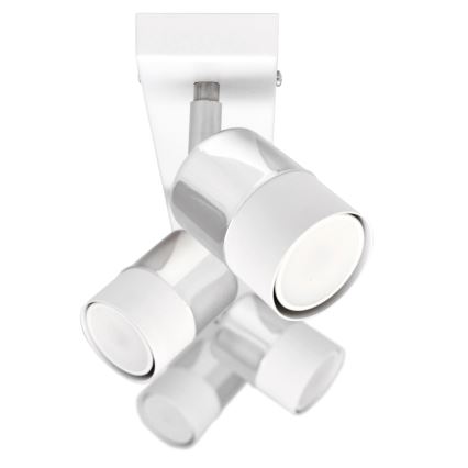 LED Точковий LED світильник TUBSSON 4xGU10/4,8W/230V білий/глянцевий хром