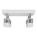 LED Точковий LED світильник TUBSSON 4xGU10/4,8W/230V білий/глянцевий хром