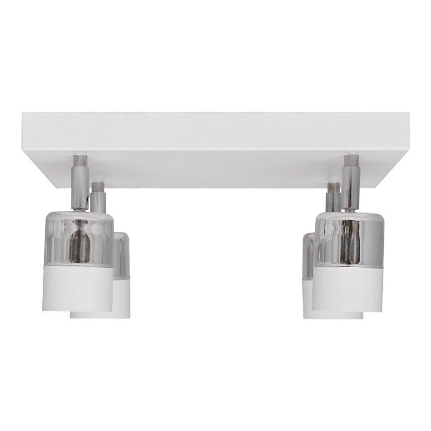 LED Точковий LED світильник TUBSSON 4xGU10/4,8W/230V білий/глянцевий хром