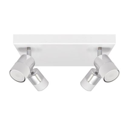 LED Точковий LED світильник TUBSSON 4xGU10/4,8W/230V білий/глянцевий хром
