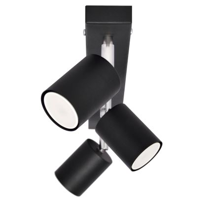 LED Точковий LED світильник TUNE 3xGU10/4,8W/230V чорний
