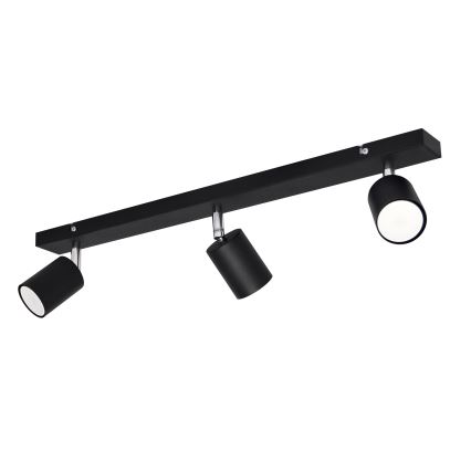 LED Точковий LED світильник TUNE 3xGU10/4,8W/230V чорний