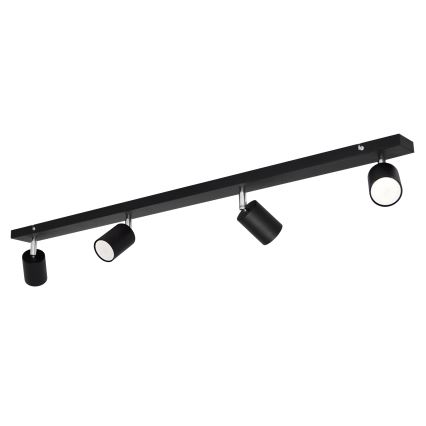 LED Точковий LED світильник TUNE 4xGU10/4,8W/230V чорний