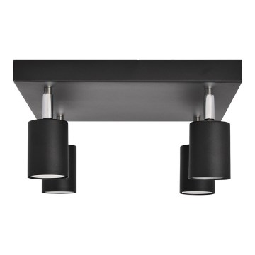 LED Точковий LED світильник TUNE 4xGU10/4,8W/230V чорний