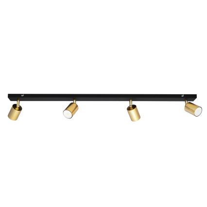 LED Точковий світильник TUNE 4xGU10/4,8W/230V золотий/чорний