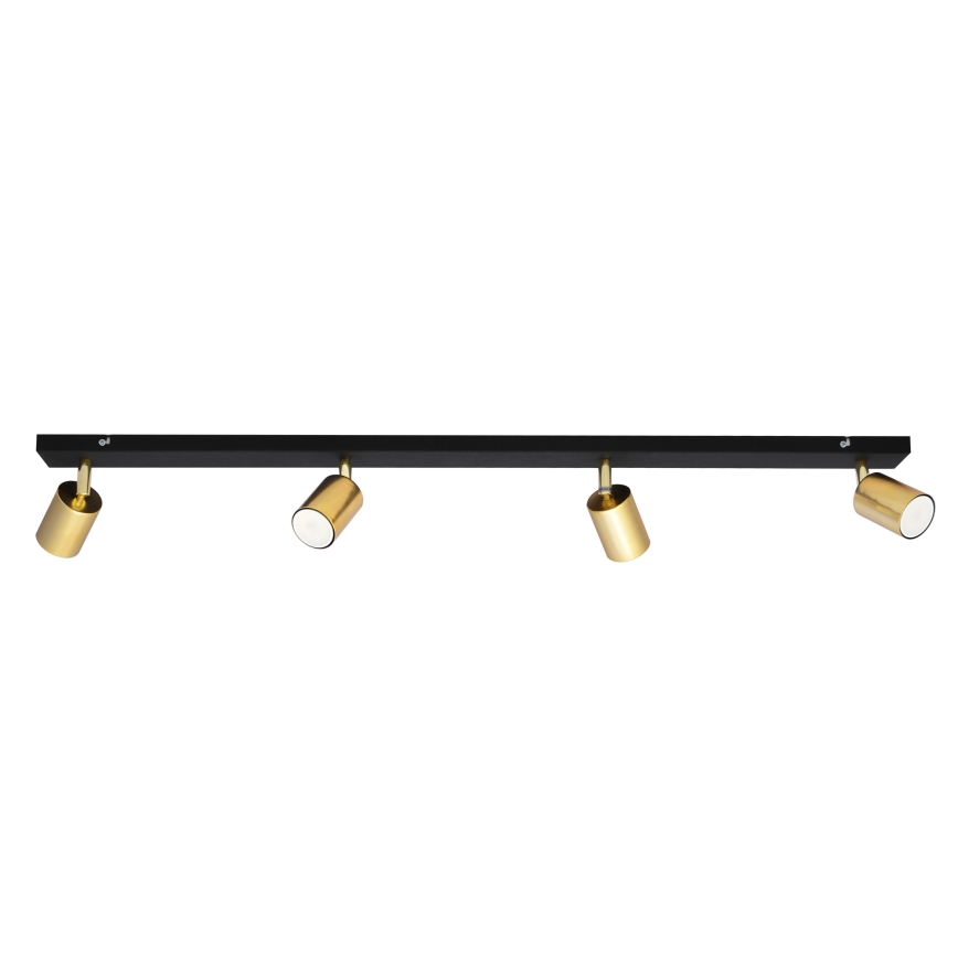 LED Точковий світильник TUNE 4xGU10/4,8W/230V золотий/чорний