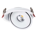 LED Точковий вбудований стельовий світильник LED/12W/230V 3000/4000/6400K діаметр 12 см білий