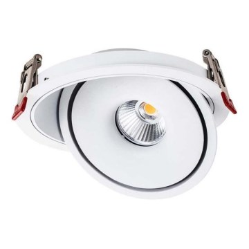 LED Точковий вбудований стельовий світильник LED/28W/230V 3000/4000/6400K діаметр 20 см білий