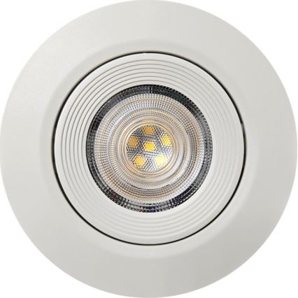 LED Вбудований/пристельовий точковий світильник 2в1 LED/5W/230V 4200K діаметр 9,3 см білий