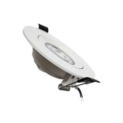 LED Вбудований/пристельовий точковий світильник 2в1 LED/5W/230V 4200K діаметр 9,3 см білий