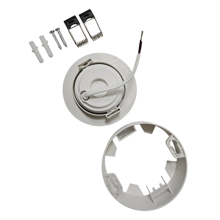 LED Вбудований/пристельовий точковий світильник 2в1 LED/5W/230V 4200K діаметр 9,3 см білий