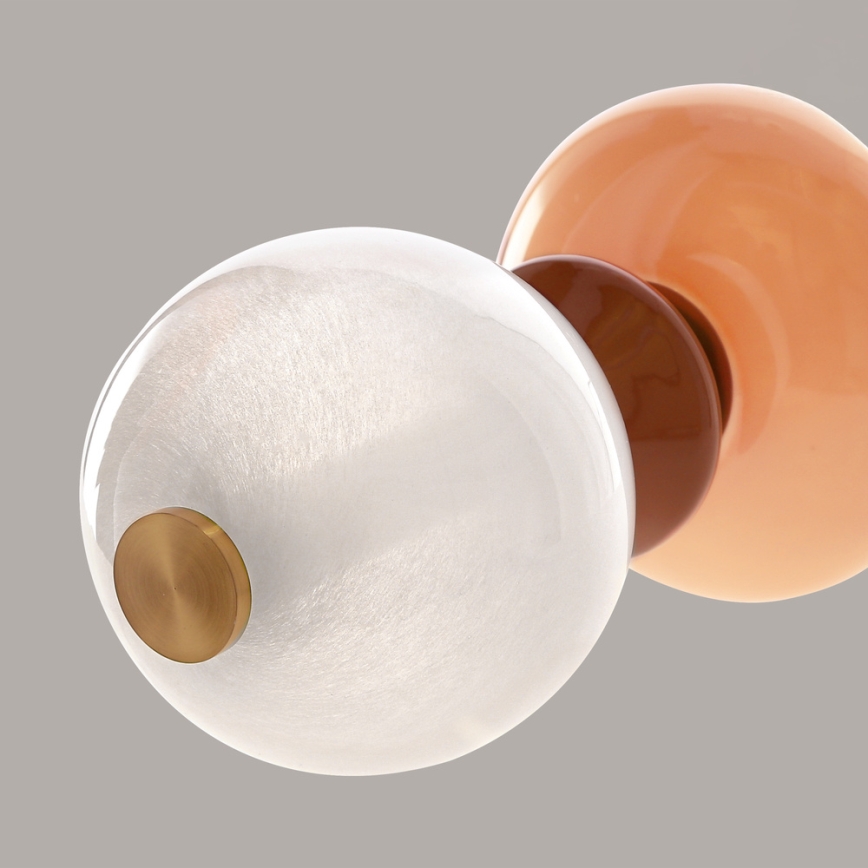 LED торшер FLORES LED/15W/230V золотой/оранжевый/коричневый