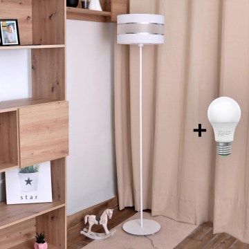 LED Торшер HELEN 1xE27/15W/230V белый