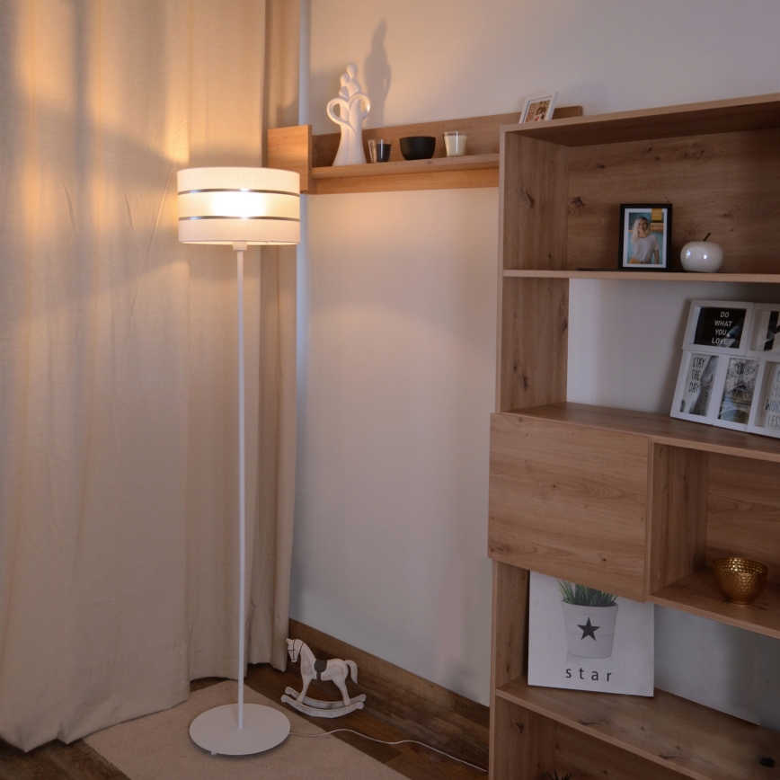 LED Торшер HELEN 1xE27/15W/230V белый