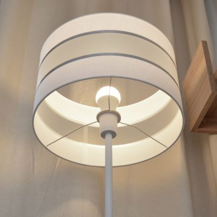 LED Торшер HELEN 1xE27/15W/230V белый