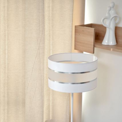 LED Торшер HELEN 1xE27/15W/230V белый
