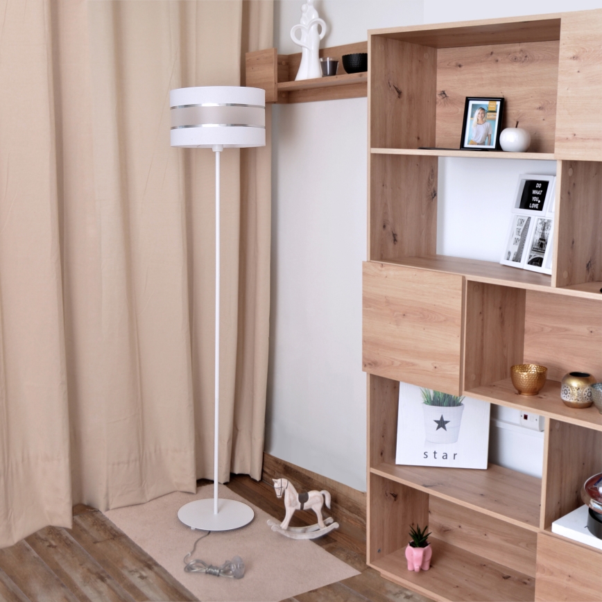 LED Торшер HELEN 1xE27/15W/230V белый