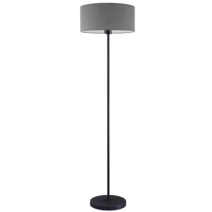 LED торшер TUNJA 1xE27/20W/230V диаметр 38 см чёрный/серый