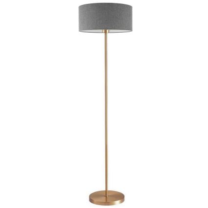 LED торшер TUNJA 1xE27/20W/230V, диаметр 38 см, золотистая/серая