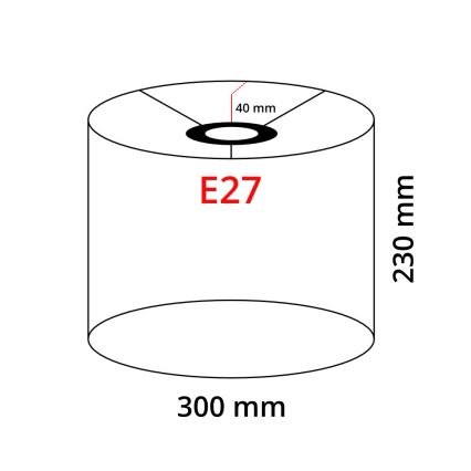 LED-торшер TUNJA 1xE27/20W/230V Ø 30 см золотой/тауп