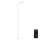 LED Торшер з регулюванням яскравості LED/10W/230V 3000/4000/6000K білий + пульт дистанційного керування